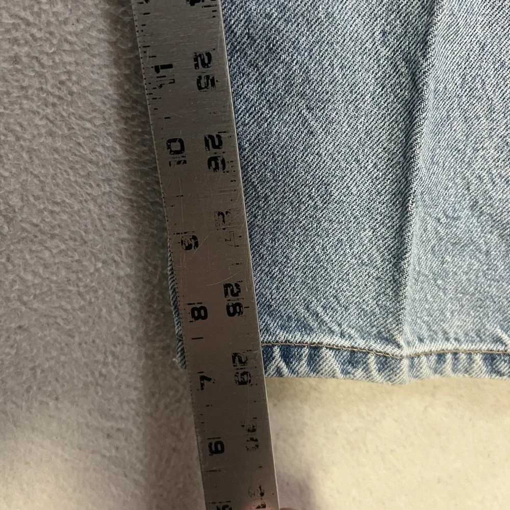 Vintage Levis 505 Jeans Men's 36x30 (Fits 35x29) Blue Orange Tab Light Wash 1995